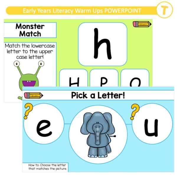 Early Years Literacy Warm Ups POWERPOINT - Image 3
