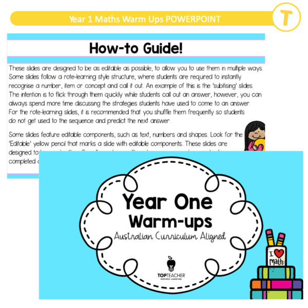 Year 1 Maths Warm Ups POWERPOINT - Image 2