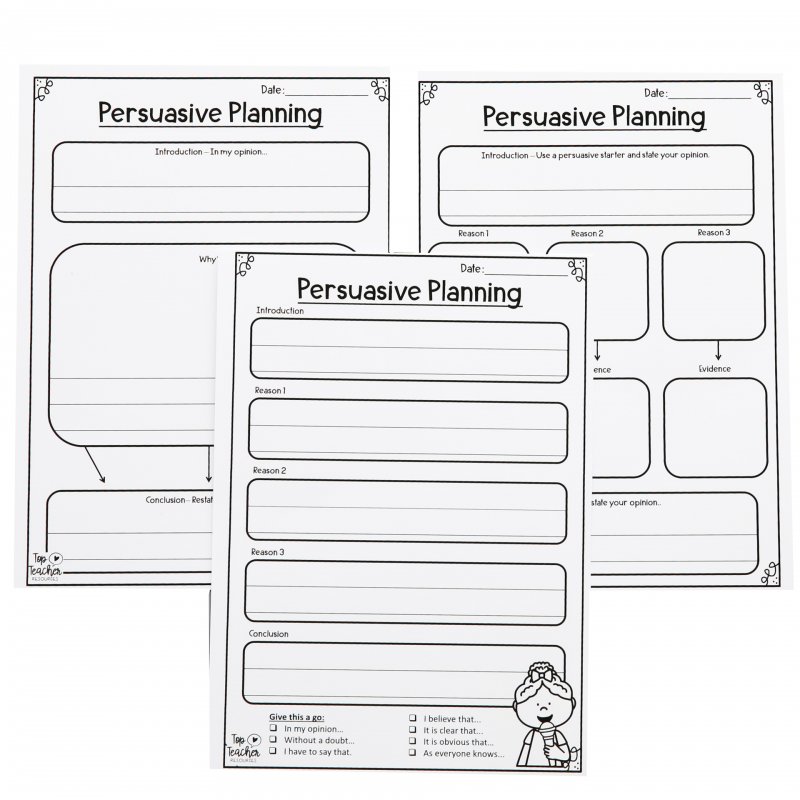 persuasive writing planning ks1