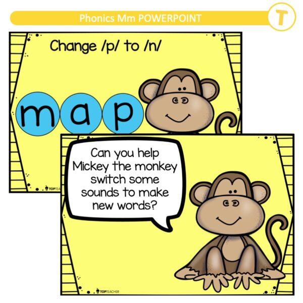 Phonics Mm POWERPOINT - Image 4