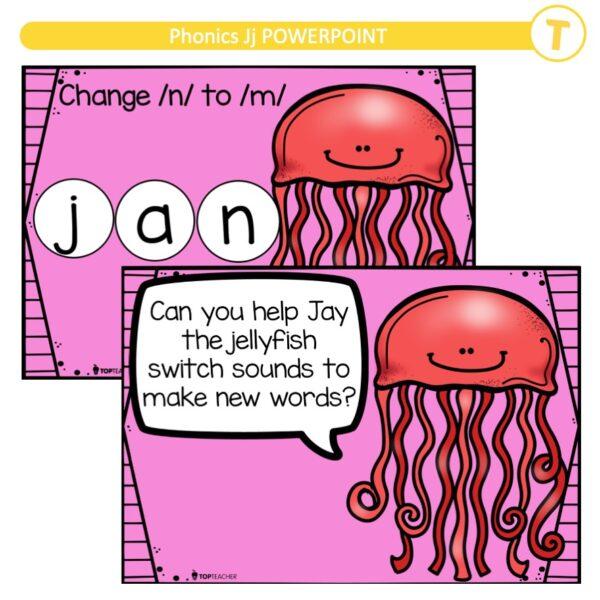 Phonics Jj POWERPOINT - Image 4