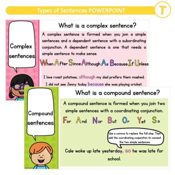 Types of Sentences POWERPOINT - Image 4