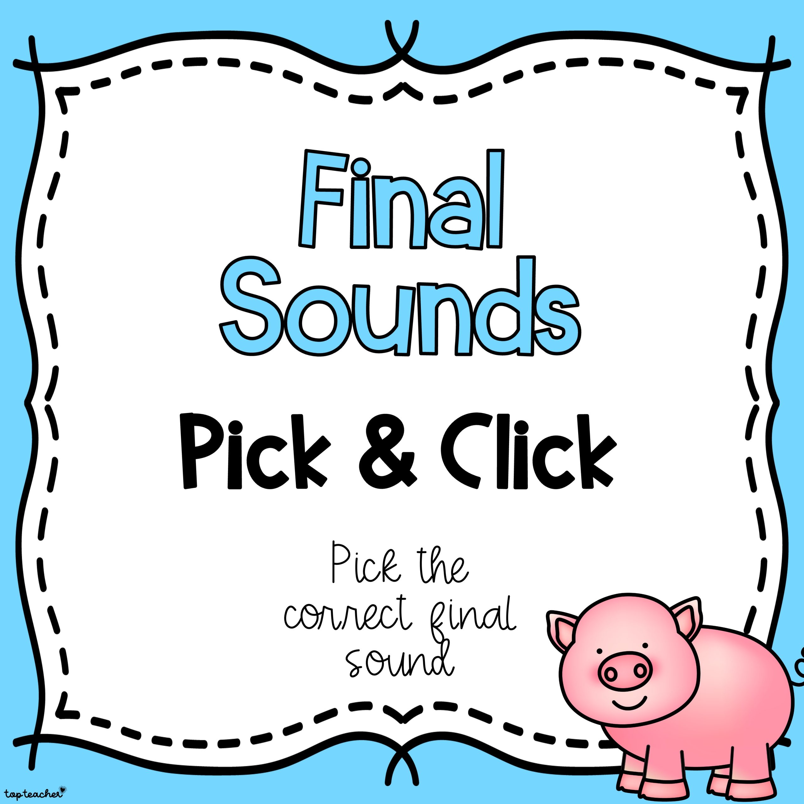 Final Sounds PICK & CLICK - Resources