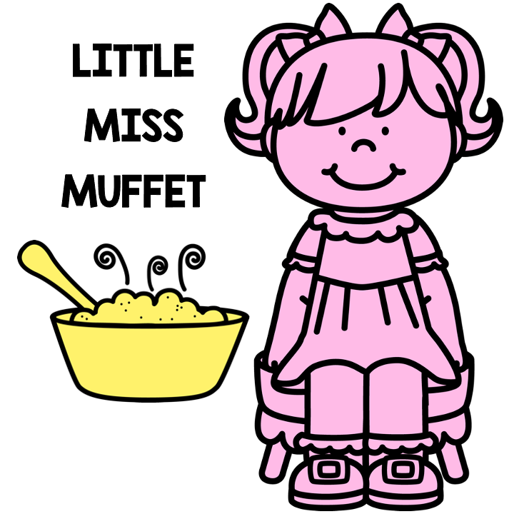 Little Miss Muffet Clipart