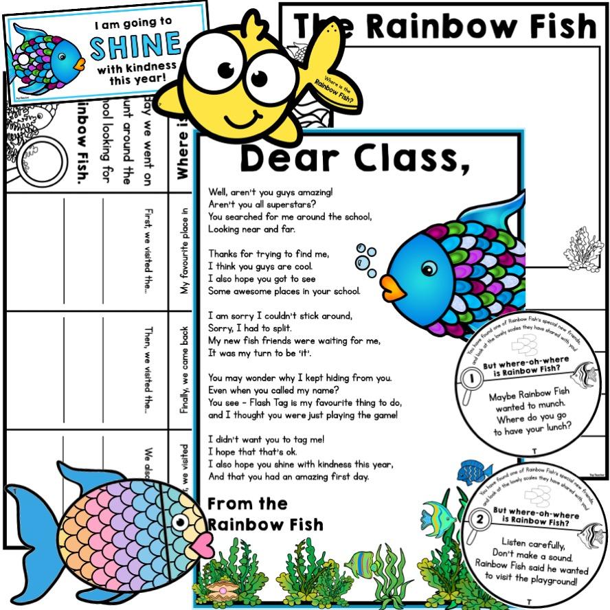 Rainbow Fish Scavenger Hunt top teacher