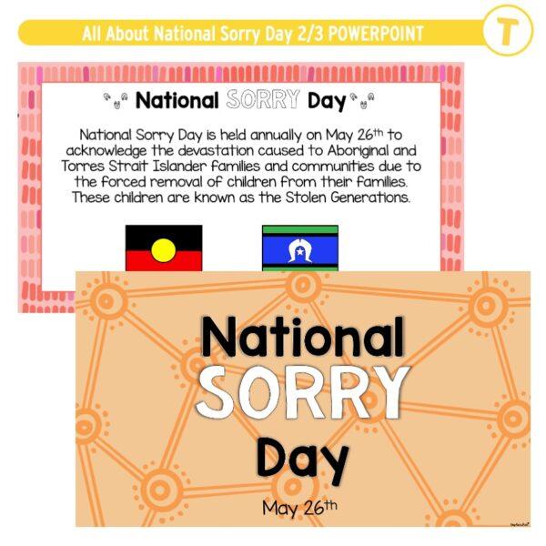 All About National Sorry Day 2/3 POWERPOINT - Image 2