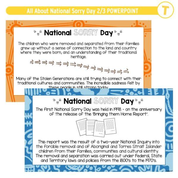 All About National Sorry Day 2/3 POWERPOINT - Image 3