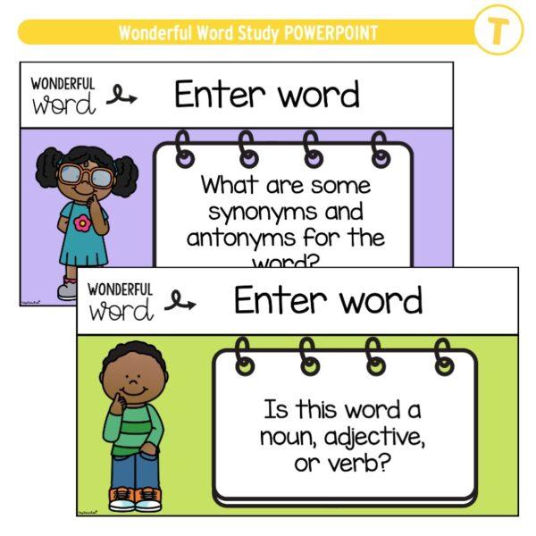 Wonderful Word Study POWERPOINT - Image 5