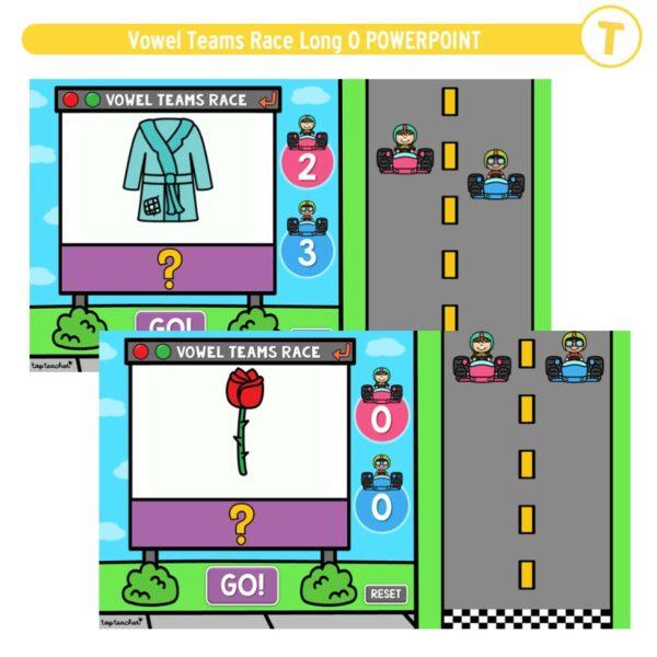 Vowel Teams Race Long O POWERPOINT - Image 3