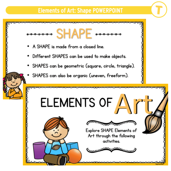 Elements of Art: Shape POWERPOINT - Image 2