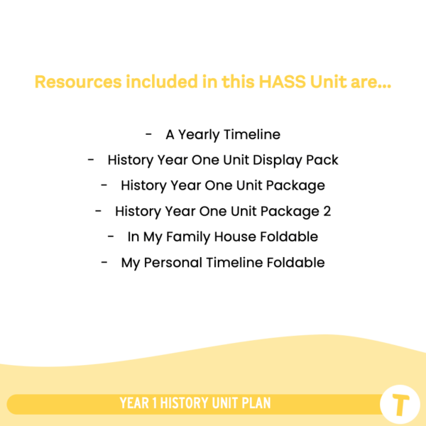 History Year 1 UNIT PLAN - Image 5