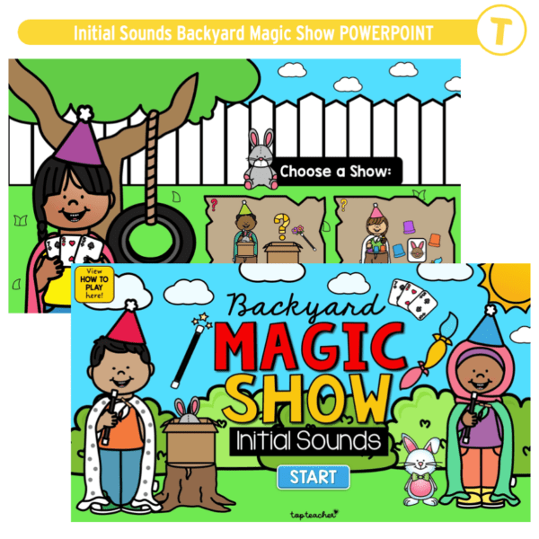 Initial Sounds Backyard Magic Show POWERPOINT - Image 2