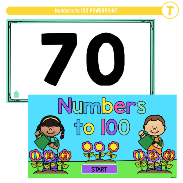 Numbers to 100 POWERPOINT - Image 2