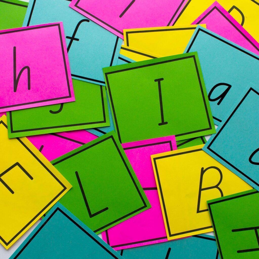 Alphabet Flashcards x9 Top Teacher