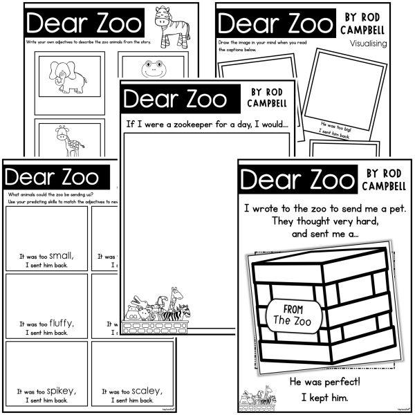 Dear Zoo: Worksheet Pack - Image 2