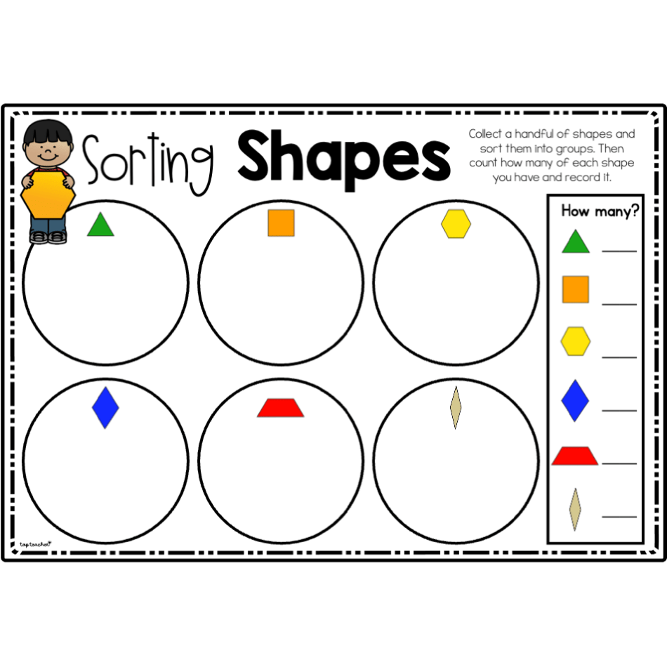 Sorting Shapes Top Teacher