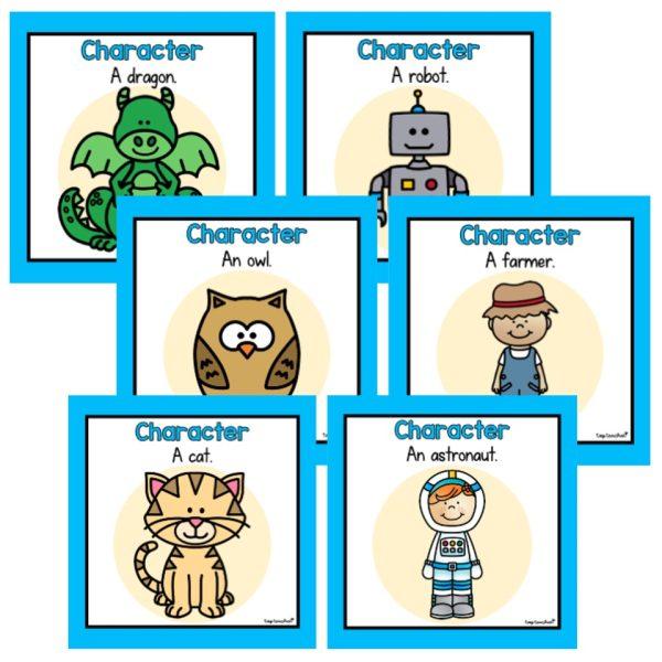 Story Telling Prompt Cards: Characters - Top Teacher