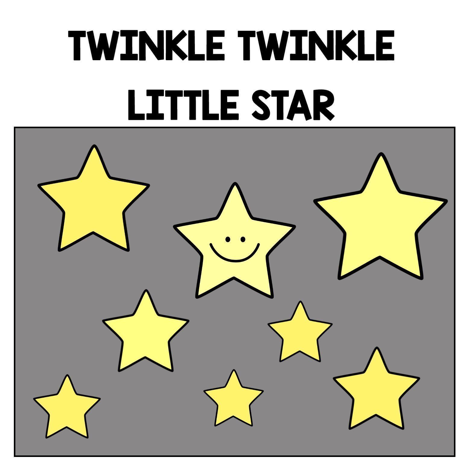 Nursery Rhymes Twinkle Twinkle Little Star Resource Pack