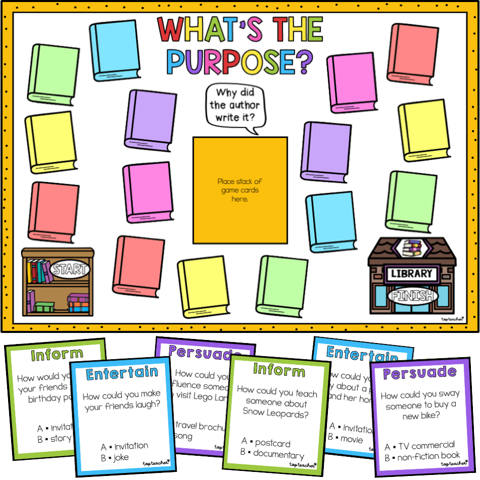 What's the Purpose? Board Game – Top Teacher
