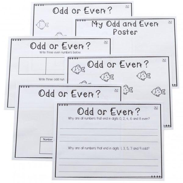 Odd & Even Numbers Worksheets - Image 2