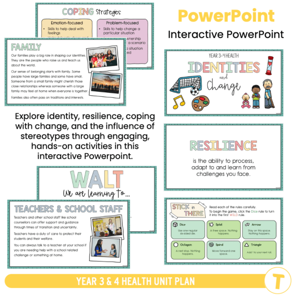 Health Years 3 & 4 Identities & Change UNIT PLAN - Image 3
