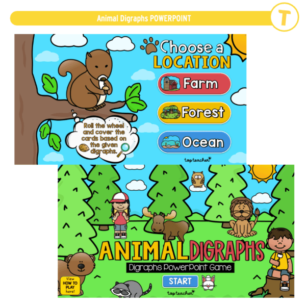 Animal Digraphs POWERPOINT - Image 2