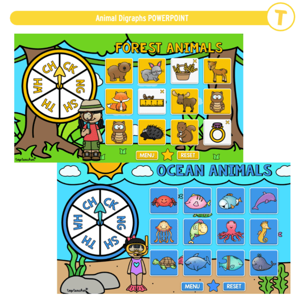 Animal Digraphs POWERPOINT - Image 3