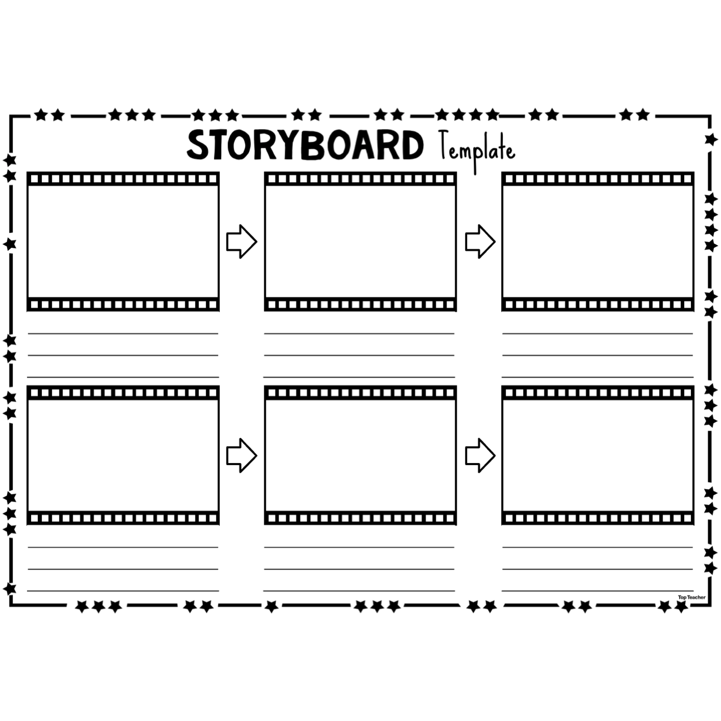 Storyboard Template Top Teacher 8465