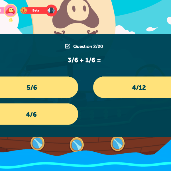 Adding Fractions with Like Denominators LET'S SAIL - Image 2