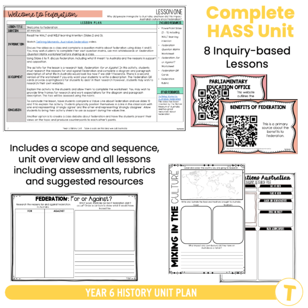 History Year 6 UNIT PLAN - Image 2
