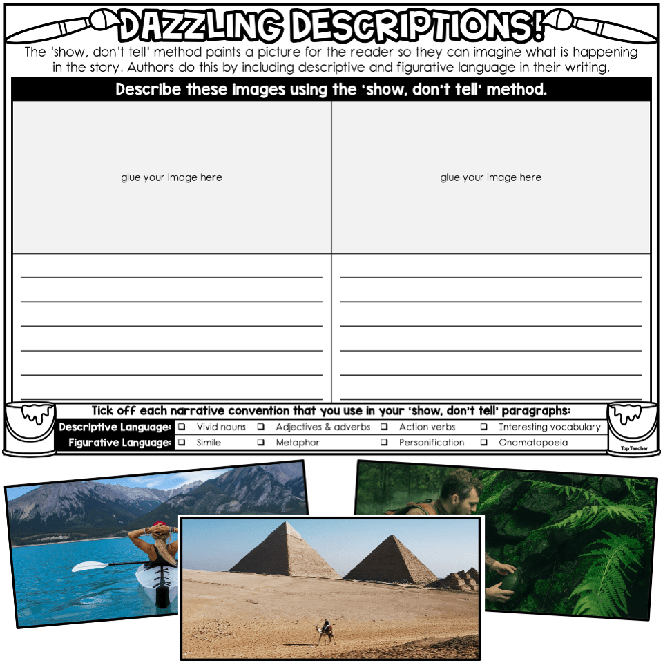 Dazzling Descriptions top teacher