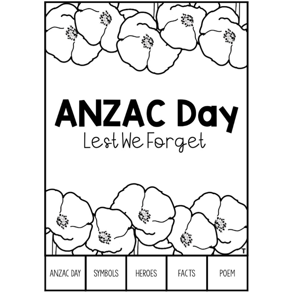 ANZAC Day Flip Book - Top Teacher