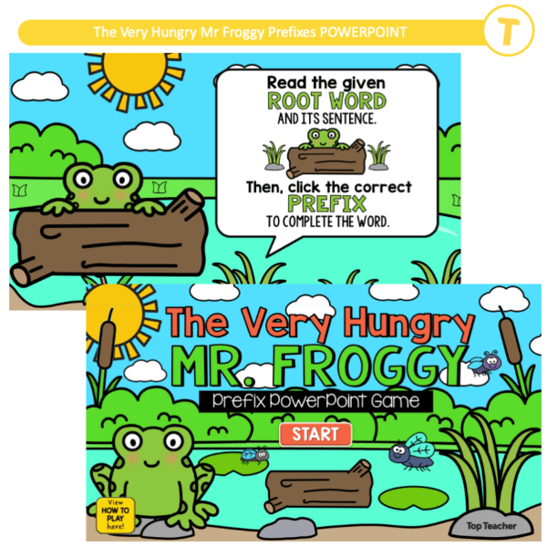 The Very Hungry Mr Froggy Prefixes POWERPOINT - Image 2