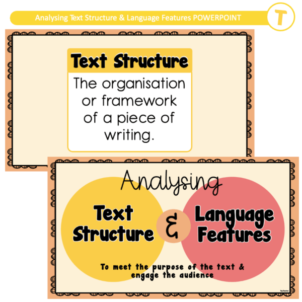 Analysing Text Structure & Language Features POWERPOINT - Image 2