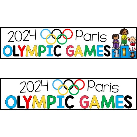 2024 Paris Olympic Games Banner – Top Teacher