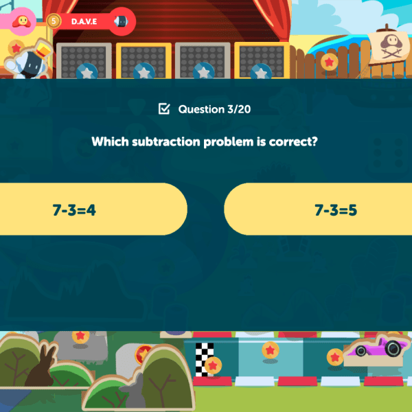 Spot the Correct Subtraction Problem: Combinations to 10 LET’S ROLL - Image 2