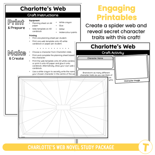 Charlotte's Web Novel Study PACKAGE - Image 3