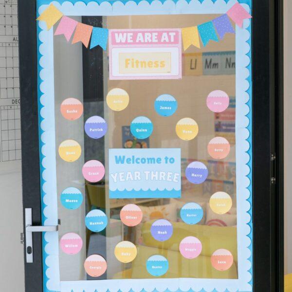 Welcome Door Display Pastel: Back to School - Image 2