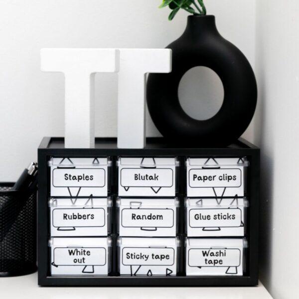 Labels 8 Per Page Monochrome - Image 2