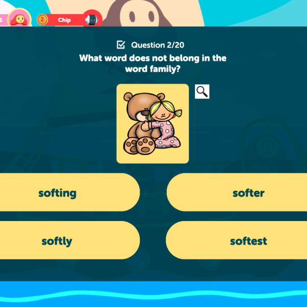 Which Word Does Not Belong in the Word Family? LET'S SAIL - Image 2