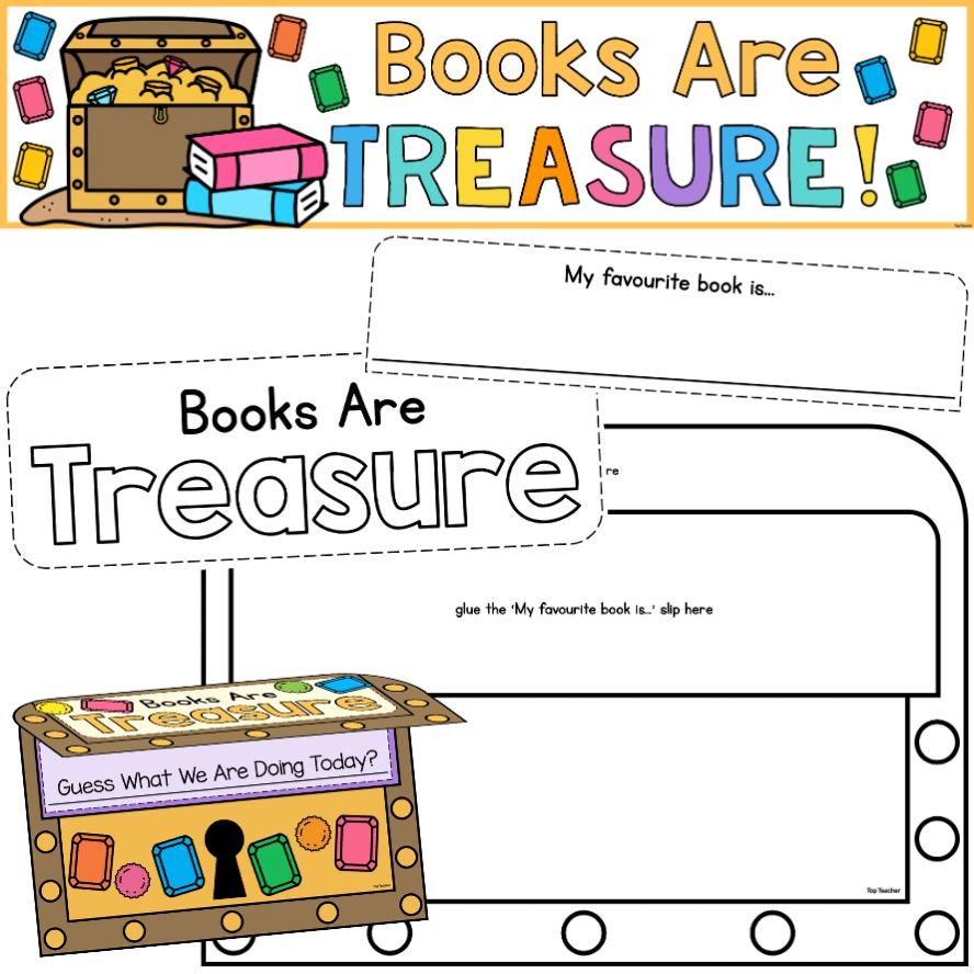 Books Are Treasure Craft top teacher