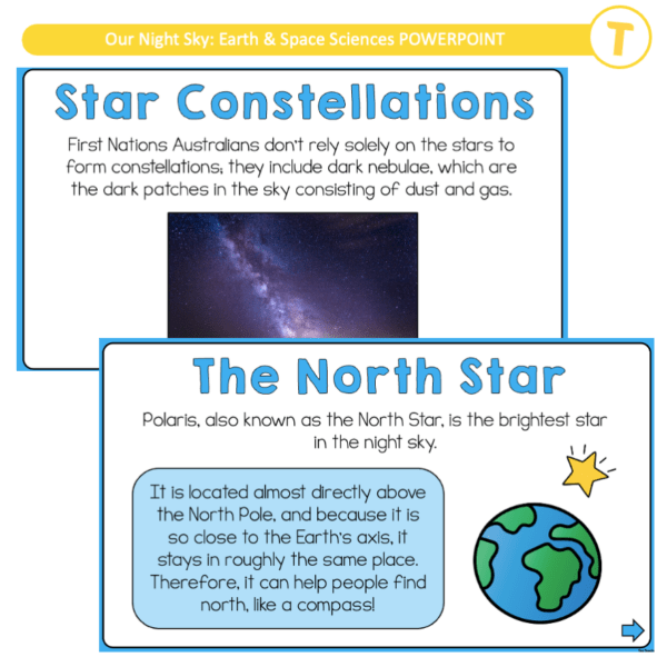 Our Night Sky: Earth & Space Sciences POWERPOINT - Image 3