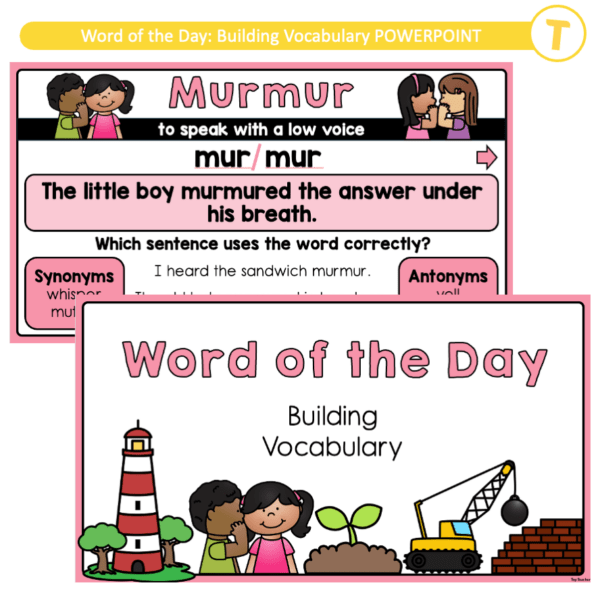 Word of the Day: Building Vocabulary POWERPOINT - Image 2