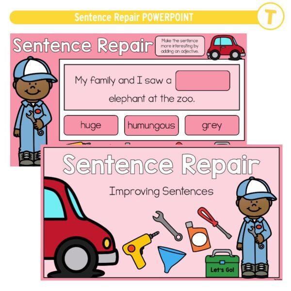 Sentence Repair: Using Adjectives & Adverbs to Improve Sentences POWERPOINT - Image 2