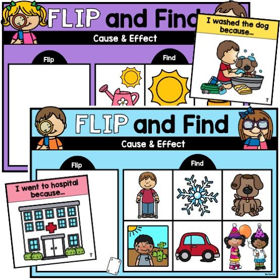Flip & Find Cause and Effect top teacher