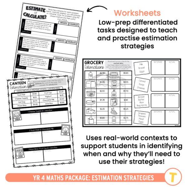 Year 4 Mathematics Package: Estimation Strategies - Image 2