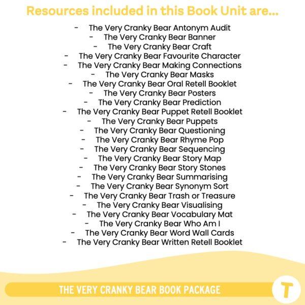 The Very Cranky Bear PACKAGE - Image 5