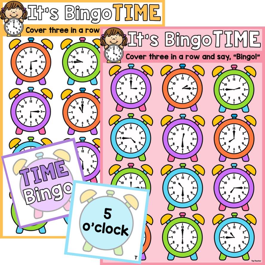 Time Bingo top teacher